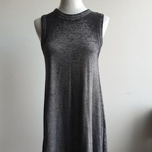 Topshop sleeveless grey dress, US size 2